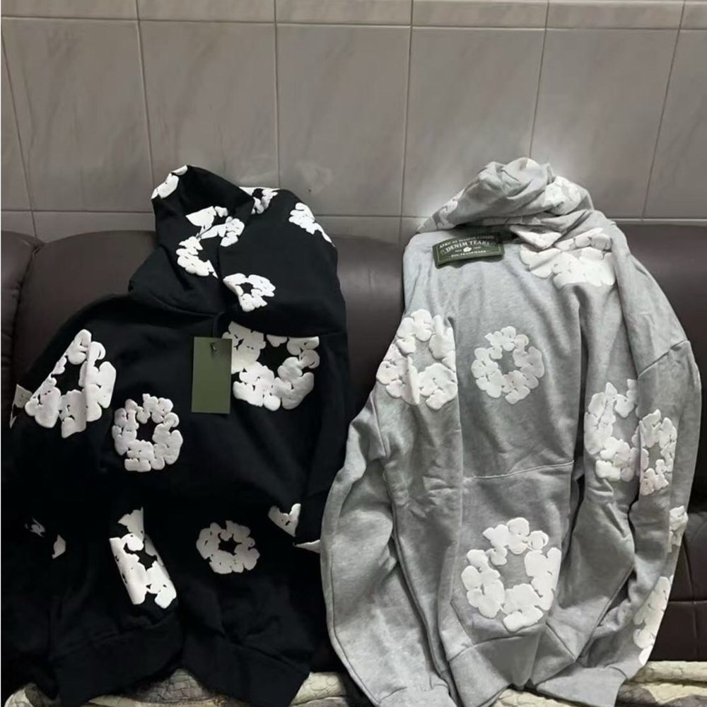 Denim Tears Gray Hoodie